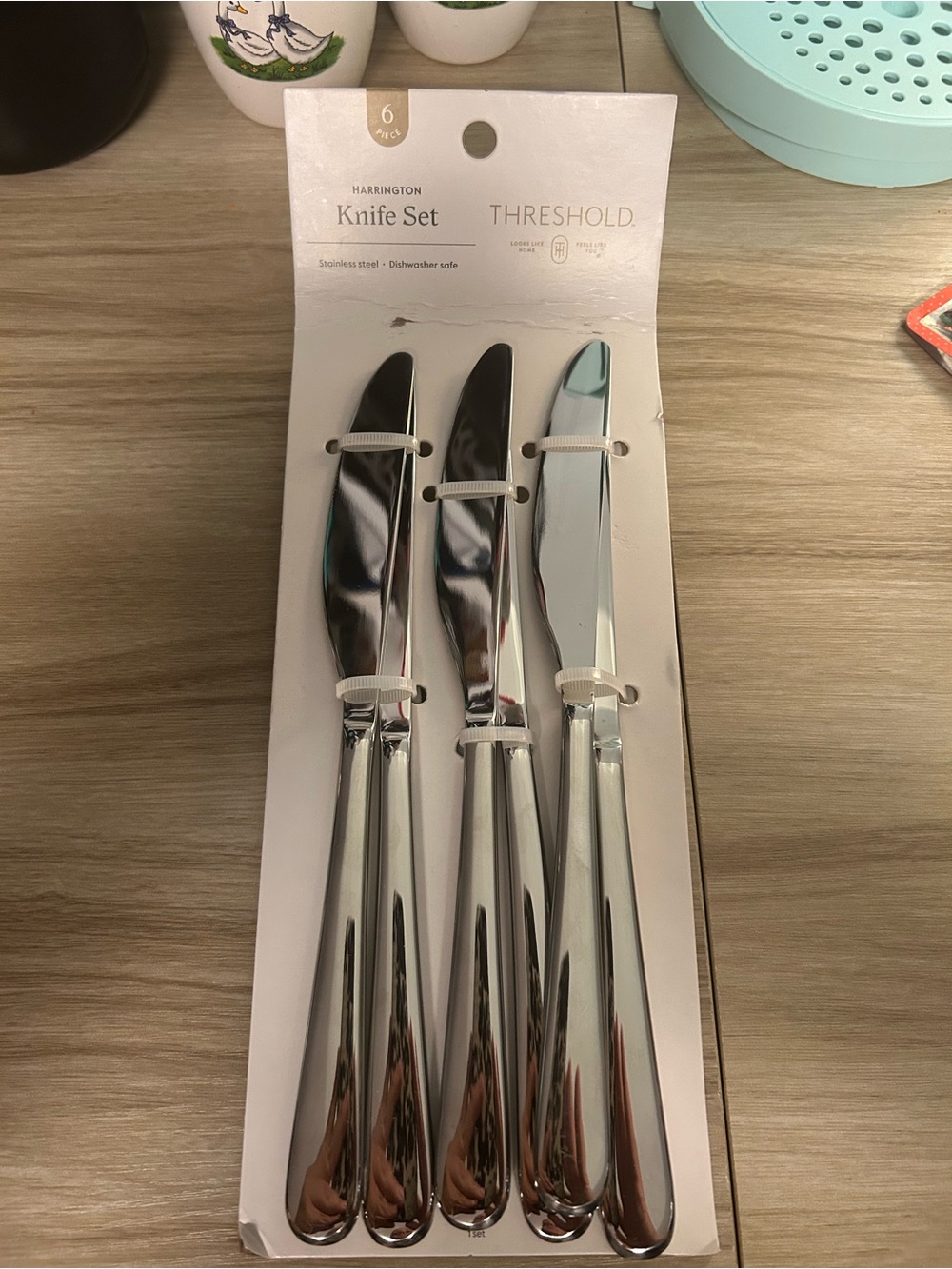 Threshold Stainless Steel Knife Set in Silver - 6 Pack